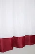 Кухонная занавеска VR-Textil № 047к красный с белым 280х170 см (50-087) - изображение 5