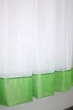 Кухонная занавеска VR-Textil № 047к салатовый с белым 270х170 см (50-160) - изображение 5