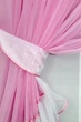 Кухонный комплект VR-Textil № 070к шторка с ламбрекеном розовый с белым 150х175 см (50-097) - изображение 3