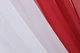 Кухонные шторы VR-Textil № 090к с ламбрекеном и подвязками красный с белым 270х170 см (50-224) - изображение 5