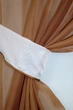 Кухонний комплект VR-Textil № 103к шторки з ламбрекеном коричневий з білим 200х170 см (50-842) - зображення 3
