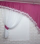 Кухонный комплект VR-Textil № 062к шторка с ламбрекеном фуксия 200х175 см (50-121) - изображение 2