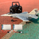 Самолет с дистанционным управлением BauTech F-16 Fighting Falcon Серый (1012-726-00) - зображення 2