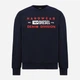 Bluza bez kaptura męska Diesel S-GIRK-K10 A00320RHATY86V L (5US) Niebieska (8059038537875) - obraz 5