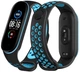 Ремінець BeCover Vents Style для Xiaomi Mi Smart Band 5/Mi Smart Band 6 Black-Blue (705150) - зображення 4