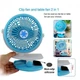 Аккумуляторный настольный мини вентилятор Mini fan ML-F168 - изображение 2