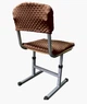 Чехол на школьный стул от MinkyHome 38×19/38×38 см Коричневый - изображение 2