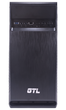 Корпус GTL 1607+ Black, 400 Вт, Mini Tower, Micro ATX / Mini ITX, 1xUSB 2.0, 1xUSB 3.0, 370x170x350 мм, 0.4 мм, 3 кг - изображение 2