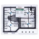 Варочная поверхность газовая на металле Perfelli HGM 61664 WH - изображение 3