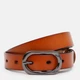 Ремень женский кожаный Laras CV10ZK-052g-brown 110 см Коричневый (ROZ6400176554) - изображение 1