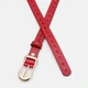 Ремень женский из натуральной кожи Laras CV10ZK-019r-red 110 см Красный (ROZ6400176558) - изображение 3