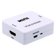 Конвертер адаптер перехідник з VGA HDMI відео зі звуком 1080P Білий - зображення 2