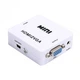 Конвертер адаптер перехідник HDMI VGA відео з аудіо Білий 1080P (YU8SH10017) - зображення 1