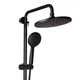 Душова система Lidz Aria для ванни 06L-BES, прямий вилив Black - зображення 5
