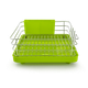 Сушка для посуды с органайзером MVM 39х30х12 см Зеленая (DR-02 GREEN) - изображение 6