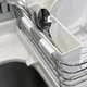 Сушка для посуды с органайзером MVM 39х30х12 см Белая (DR-02 WHITE) - изображение 6