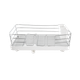 Сушка для посуды с органайзером MVM 39х30х12 см Белая (DR-02 WHITE) - изображение 7