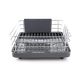 Сушка для посуды с органайзером MVM 39х30х12 см Серая (DR-02 GRAY) - изображение 8