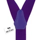Подтяжки Bow Tie House длинные мужские фиолетовые 3.5 см Y 08129L - изображение 2