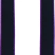 Подтяжки Bow Tie House черные с фиолетовой окантовкой 07796 - изображение 3