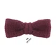 Бабочка Bow Tie House вязаная бордовая - узкая 09871 - изображение 1