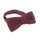 Бабочка Bow Tie House вязаная бордовая - узкая 09871 - изображение 2