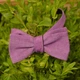 Краватка-метелик Bow Tie House льняна двостороння (чорний;фіолетовий) 05951 - зображення 6