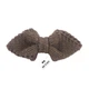 Бабочка Bow Tie House вязаная коричневая твидовая - уголком 09878 - изображение 1