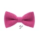 Бабочка Bow Tie House вязаная крючком розовая 09867 - изображение 1