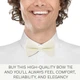 Бабочка Bow Tie House большая молочная с габардина 10294L - изображение 5