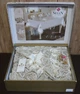 Велюровая скатерть Selin Gizem Set 160×300+12 салфеток Кремовая - изображение 2