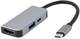 Cablexpert Hub USB Type-C 3 w 1 (A-CM-COMBO3-02) - obraz 1