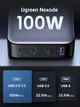 Зарядний пристрій Ugreen CD328 Nexode Series 3 х USB-C + USB-A 100 Вт GaN Чорний (6957303899289) - зображення 6
