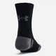 Набор мужских носков высоких хлопковых Under Armour UA Performance Cotton 3p Mid 1379530-001 коттон XL 3 пары Черный (196883995004) - изображение 4