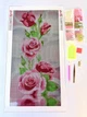 Набір алмазної мозаїки на підрамнику ColorArt Рожеві троянди панно 30x60 TSP1300 + Подарунок лак для покриття - зображення 2