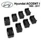 Ремкомплект ограничителя дверей Hyundai ACCENT (I) 1995 до 2017 фиксаторы вкладыши втулки - изображение 1