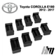 Ремкомплект ограничителя дверей Toyota COROLLA E180 2012 до 2017 фиксаторы вкладыши втулки - изображение 4