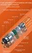 Акумулятор USB Type-C AA 3400mwh 1.5v Lithium Ion Li-Ion - батарея, що перезаряджається 2 шт Pujimax - зображення 9