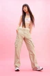Штаны карго H&M 061083344_beige 38 Бежевый - изображение 1