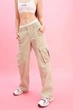 Штаны карго H&M 061083344_beige 38 Бежевый - изображение 2