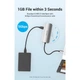 Док-станція Vention TODHB USB3.1 Type-C-HDMI/USB 3.0x3/PD 100W Hub 5-in-1 - зображення 6