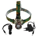 Фонарь налобный аккумуляторный с линзой SP-Sport 6805BM Camouflage - изображение 3