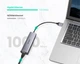 Док-станція Ugreen CM266 USB A 3.0 - USB 3.0 x 3 RJ-45 Micro USB Gray (6957303868124) - зображення 4