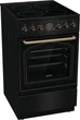 Плита электрическая Gorenje стеклокерамическая, 71л, 60x60см, дисплей, программатор, (GECS6B71CLB) - изображение 3
