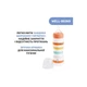 Бутылочка для кормления Chicco Well-Being Colors с силиконовой соской 4м+ 330 мл Оранжевая (28637.31) - изображение 3