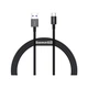Дата кабель USB 2.0 AM to Type-C 2.0m 3A Black Baseus (CATYS-A01) - изображение 1