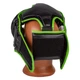 Боксерский шлем PowerPlay 3100 PU Чорно-зелений XS (PP_3100_XS_Black/Green) - изображение 3