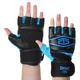 Перчатки для смешанных единоборств MMA TapOut 168521 размер S-M Black-Blue - изображение 1