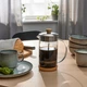 Чайник заварювальний френч прес IKEA 365+ 1 л скло нержавіюча сталь 205.327.24 - зображення 6