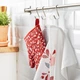 Рушник кухонний IKEA INAMARIA із квітковим візерунком 45х55 см 804.930.79 - зображення 4